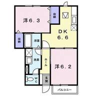 岡山県倉敷市西阿知町(アパート)の賃貸物件の間取り