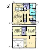 岡山県倉敷市西阿知町(一戸建)の賃貸物件1の間取り