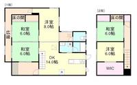 岡山県倉敷市西阿知町西原(一戸建)の賃貸物件の間取り