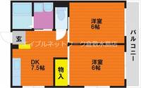 オレンジマンション304の間取り