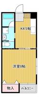 岡山県倉敷市連島町亀島新田(アパート)の賃貸物件201の間取り