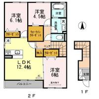 Zen 弐番館201の間取り