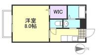 岡山県浅口市鴨方町六条院東(アパート)の賃貸物件の間取り