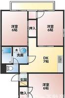 サンハイツ宮川Aの間取り