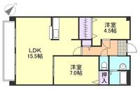 ベルアージュ501の間取り