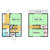 エステート雅6号室の間取り