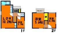 香川県高松市高松町(一戸建)の賃貸物件の間取り