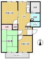 岡山県倉敷市児島元浜町(アパート)の賃貸物件の間取り