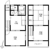 コーポ松岡ABB-Eの間取り