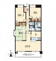 クレールⅡの間取り