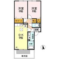 アーバンハイツ 28 D棟D103 の間取り