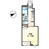 コーポレーヴ高松Ⅰの間取り