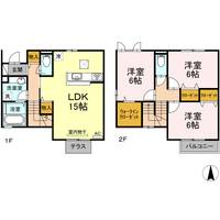 東深津 戸建B棟の間取り