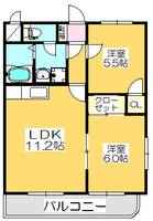 マリベールSaKaTa201の間取り