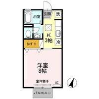 岡山県倉敷市連島町西之浦(アパート)の賃貸物件の間取り