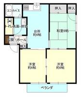フェアリーランドA棟の間取り