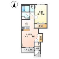 岡山県浅口市金光町佐方(アパート)の賃貸物件の間取り