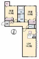 物件の間取り画像
