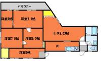 岡山県倉敷市水江(アパート)の賃貸物件202の間取り