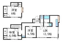 広島県福山市神辺町大字川北(一戸建)の賃貸物件1の間取り