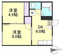 岡山県浅口郡里庄町大字新庄(アパート)の賃貸物件105の間取り
