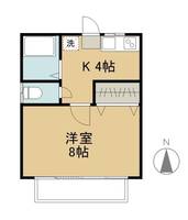 コーポハーベストの間取り
