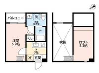 pavillon honnete biwajima103の間取り