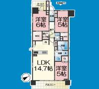 シティハウス植田の間取り
