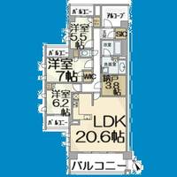 物件の間取り画像