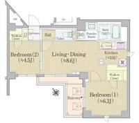 レックス白金の間取り