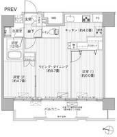 コスモグランス南品川の間取り