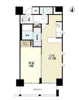 アクア阿波座の間取り