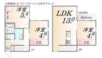 兵庫県神戸市西区玉津町出合(タウンハウス)の賃貸物件の間取り