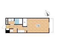 滋賀県野洲市行畑2丁目の賃貸マンションの間取り