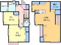 東京都世田谷区若林1丁目(一戸建)の賃貸物件の間取り
