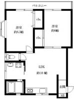 東京都三鷹市井口5丁目(アパート)の賃貸物件の間取り