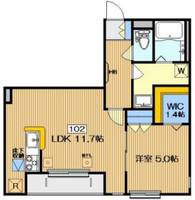 東京都品川区荏原3丁目(マンション)の賃貸物件の間取り
