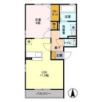 ロイヤルヒル共栄Iの間取り