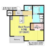 R 越谷 レジデンスの間取り