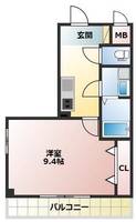 フェリオ南越谷の間取り