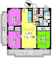 アネックスけやき通りの間取り