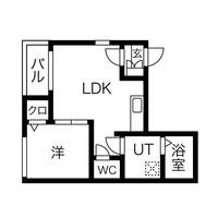 愛知県名古屋市北区杉栄町3丁目の賃貸アパートの間取り