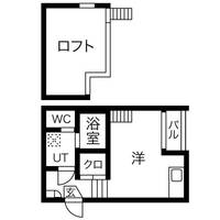 愛知県名古屋市東区黒門町の賃貸アパートの間取り