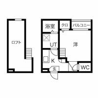 愛知県名古屋市中区新栄2丁目の賃貸アパートの間取り