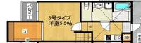 クレオ土井弐番館の間取り