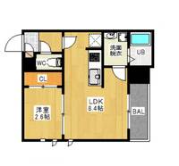 G-smart姪浜の間取り