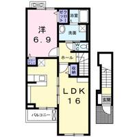 カルム・メゾン 東館の間取り