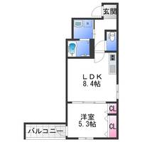 フジパレス岸和田下松の間取り