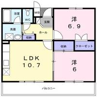 Fontana 久米田の間取り