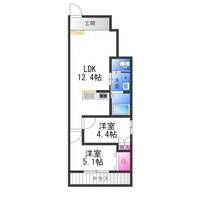 ラフィニール堺東101の間取り
